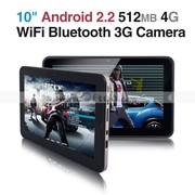 10 Inch Android 2.2 Resistive Touch Screen Tablet PC 512MB 4G WiFi 3G 