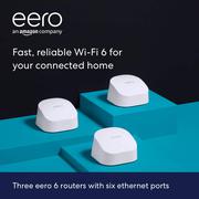 Amazon eero 6 dual-band mesh Wi-Fi 6 system-https://amzn.to/3EJ7MsF